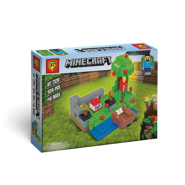لگو ماینکرفت متوسط 124 قطعه کد BT729