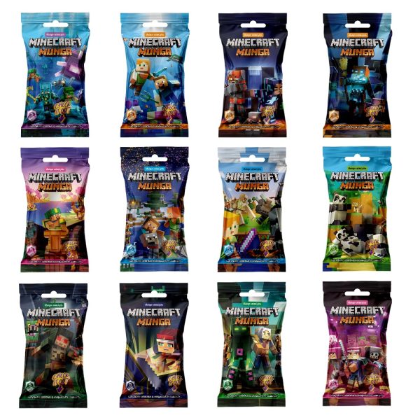 پک 12 تایی بسته شانسی کارت ماینکرفت مونگا 2026